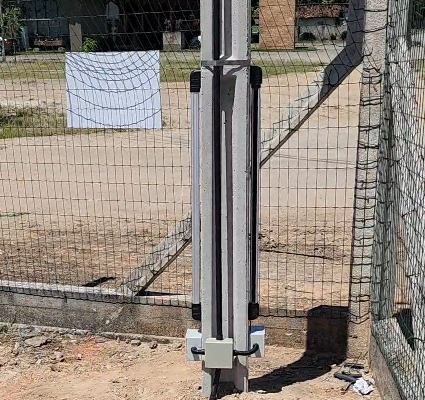 Instalação de alarme em usina fotovoltaica