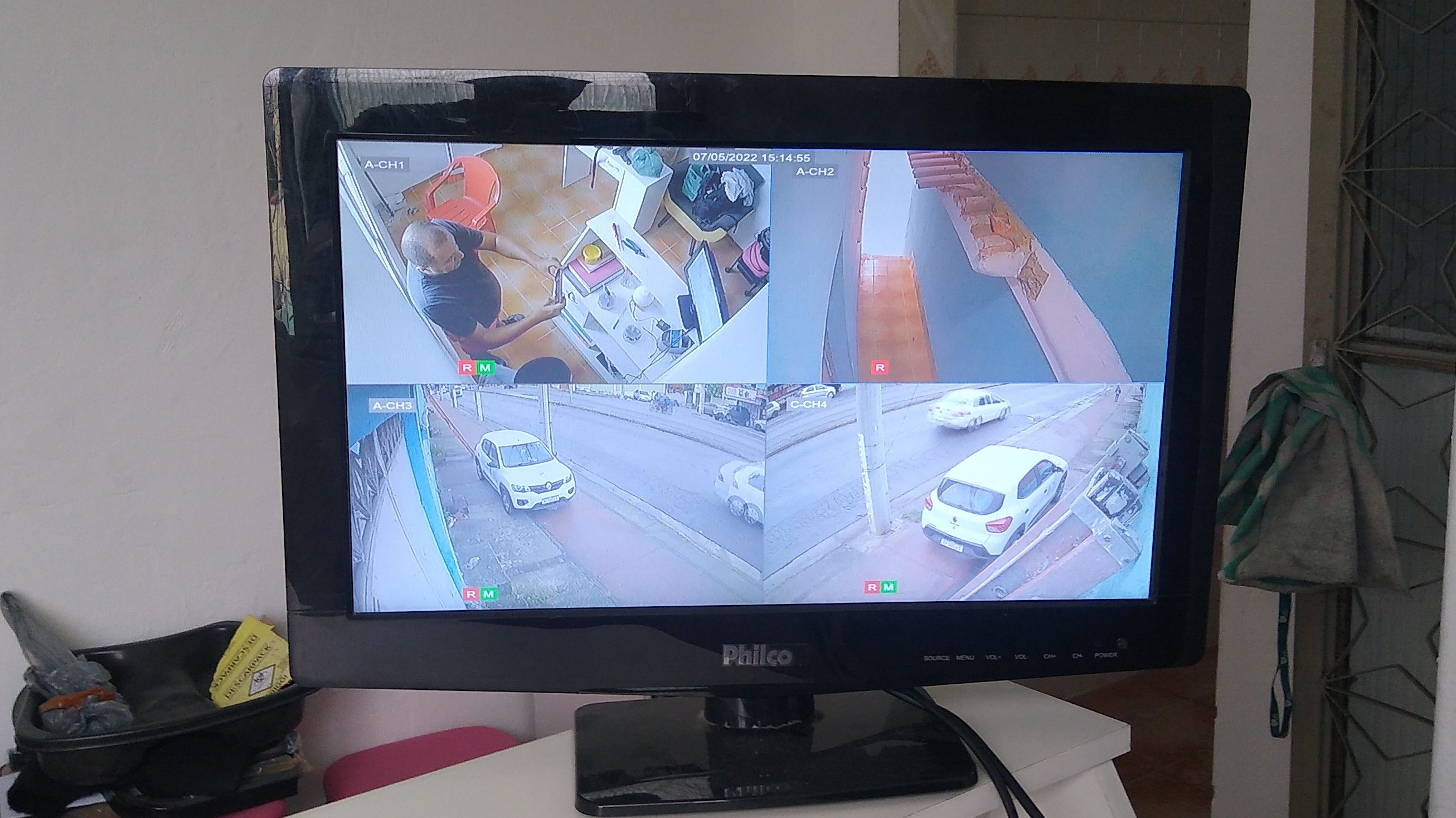 Sistema de CFTV Intelbras com 4 Câmeras 