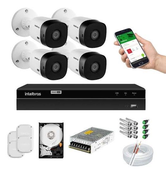 Kit Câmeras Intelbras 