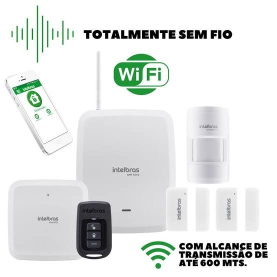 Kit Alarme Sem Fio Linha 8000
